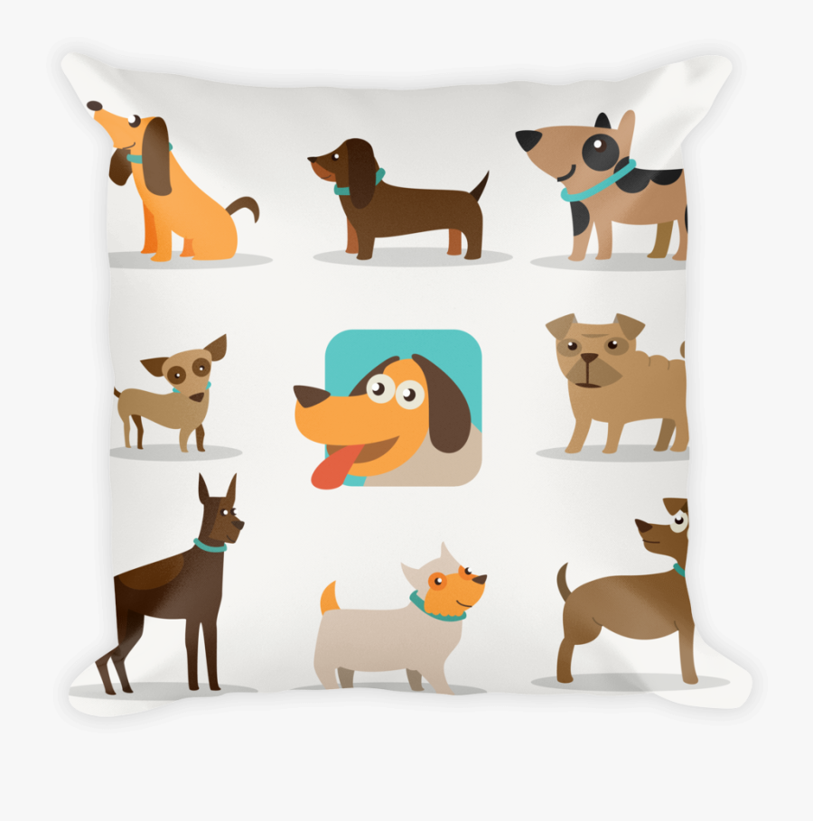 Pillow Clipart Dog Pillow - Free Vector Dog Icon, Transparent Clipart