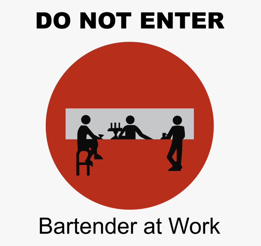 Do Not Enter Tshirt - Bar, Transparent Clipart