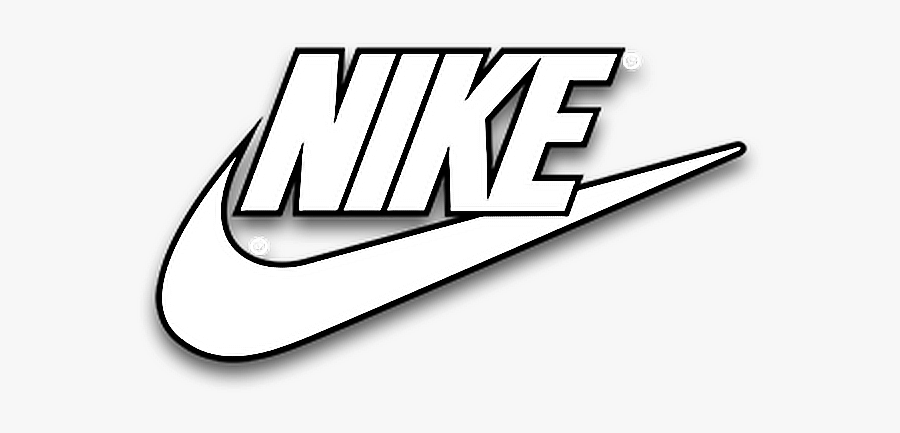 black and white nike symbol