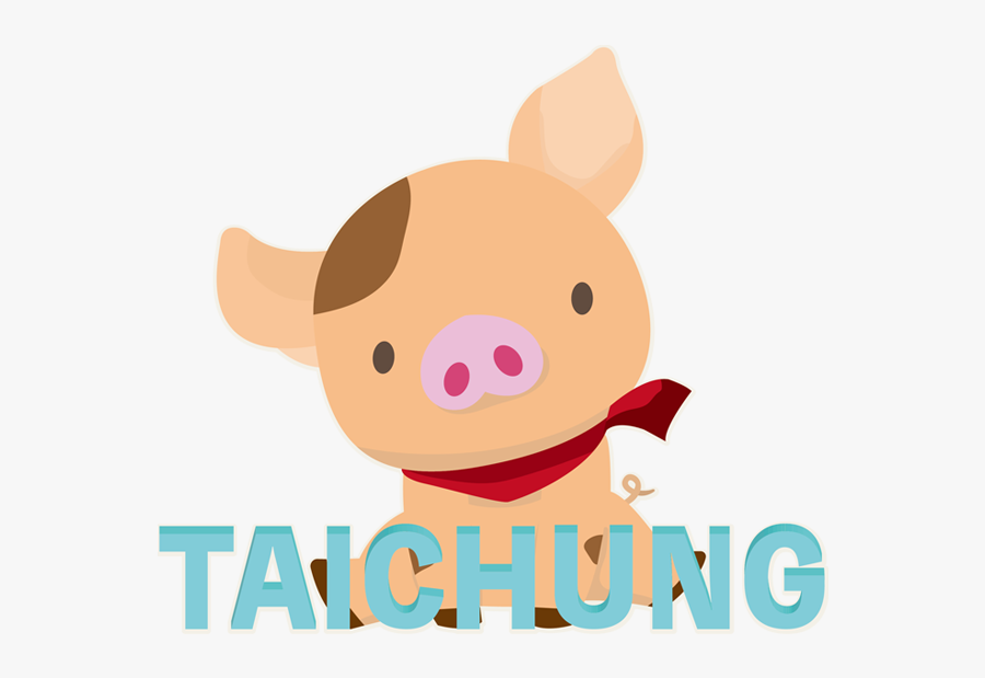 Taichung Pigs - Cartoon, Transparent Clipart