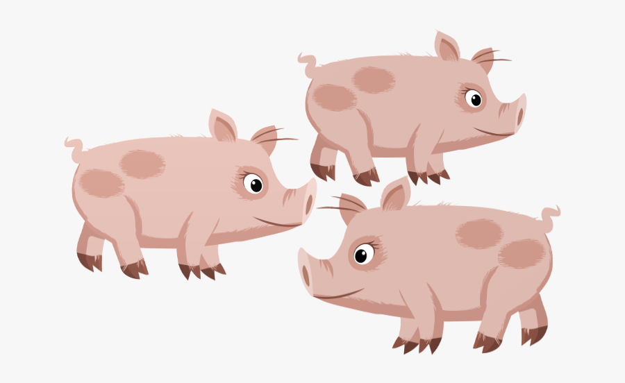 3 Little Pigs Png - Zwierzęta Grafika, Transparent Clipart