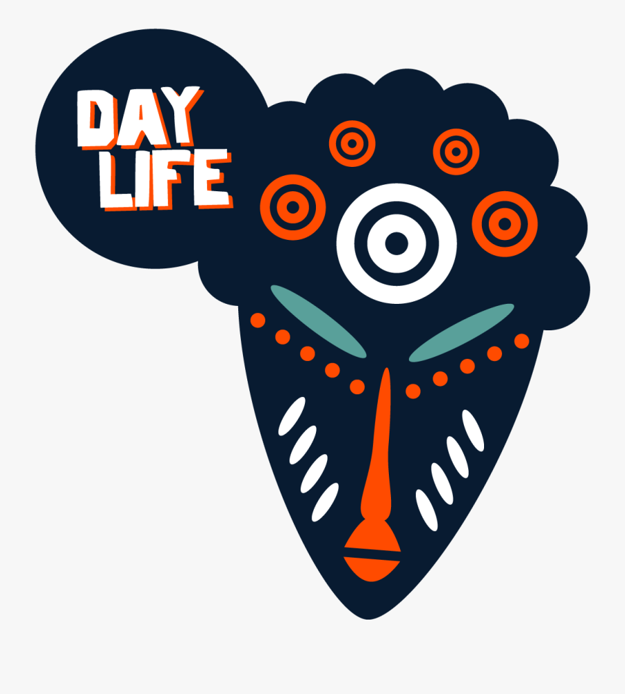 Day Life - Clip Art African Masks, Transparent Clipart