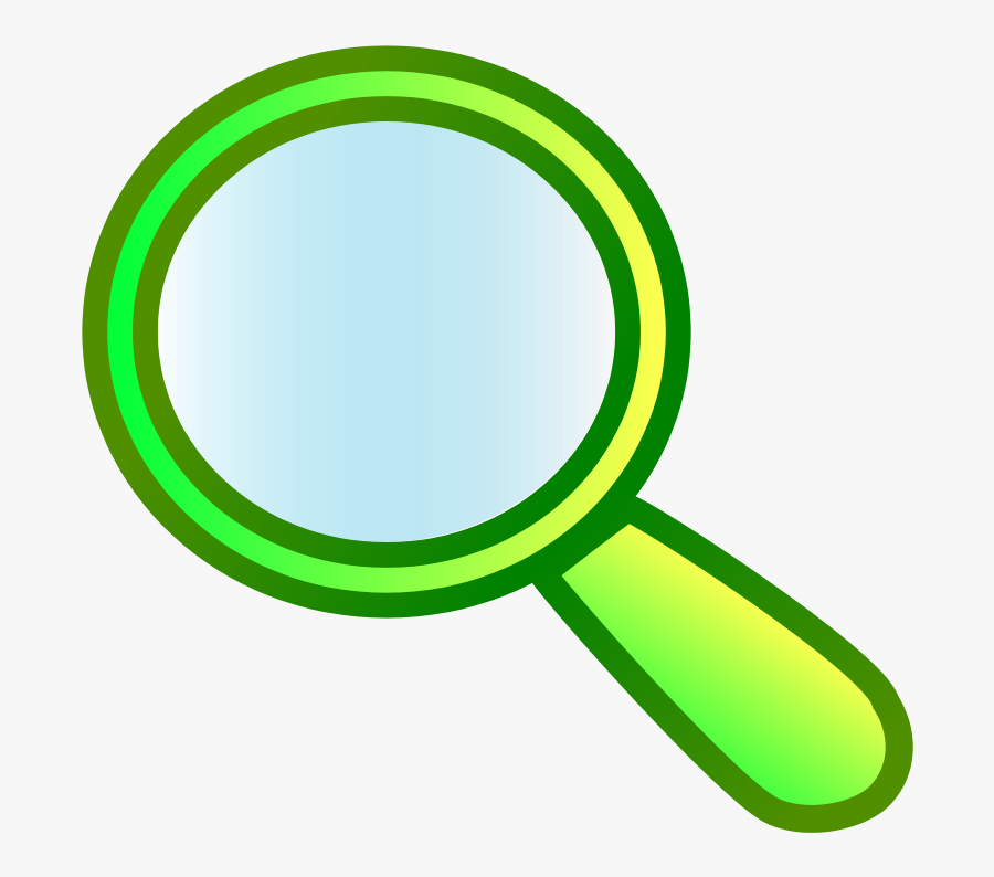 Colorful Magnifying Glass Clipart, Transparent Clipart
