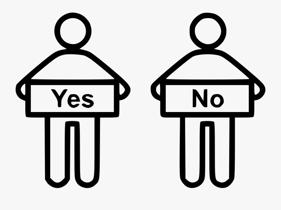 Decision Making - Yes Or No Icon Png, Transparent Clipart