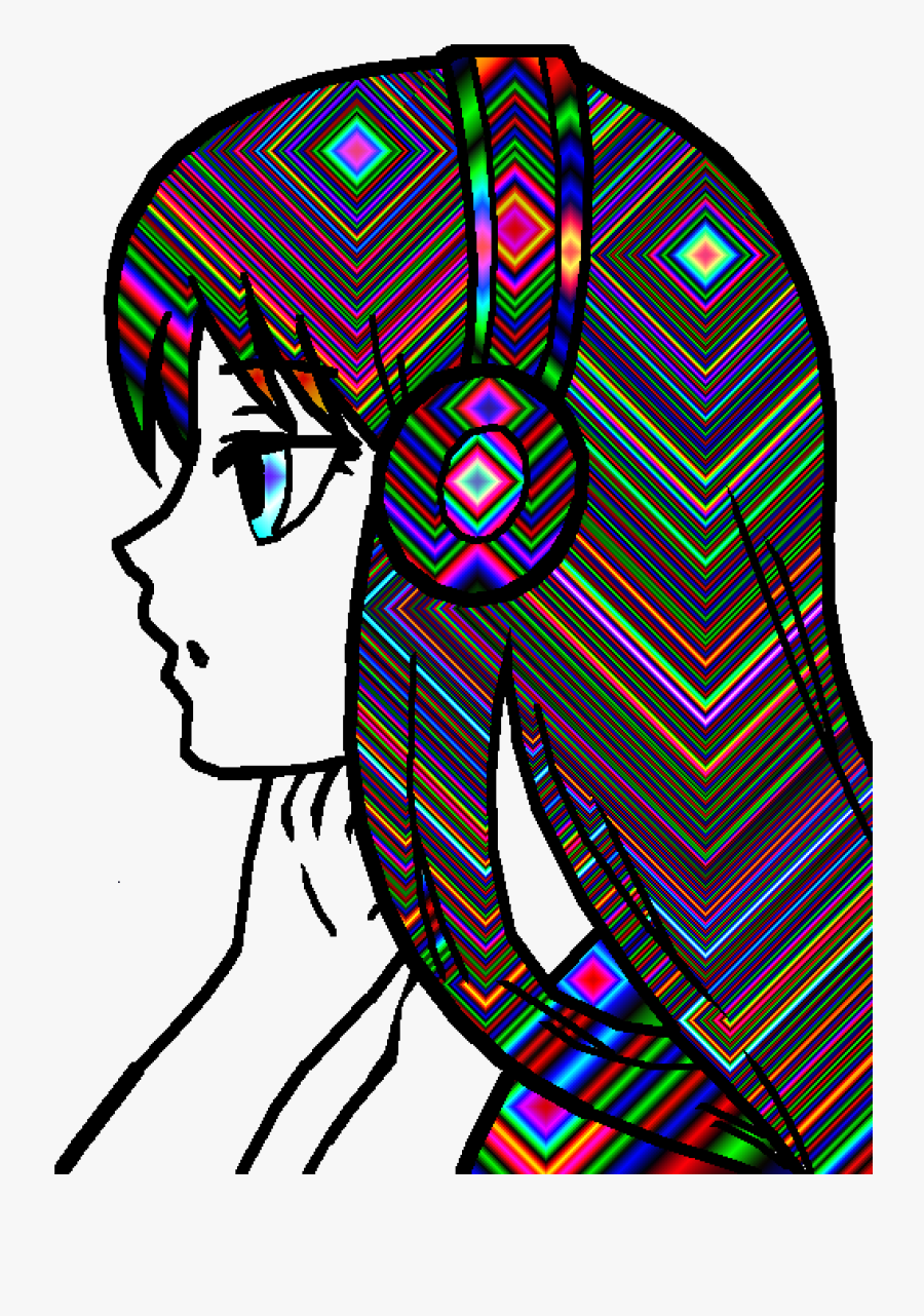 Anime Girl Not Colored , Free Transparent Clipart - ClipartKey