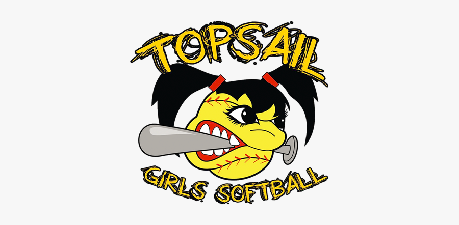 Topsail Girls Softball, Transparent Clipart