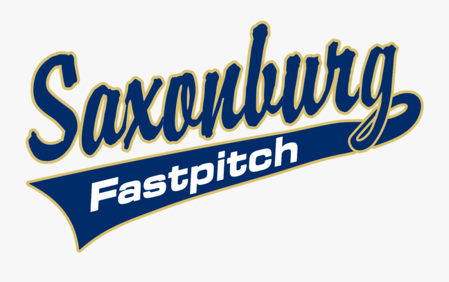 Saxonburg Area Girls Softball - Calligraphy, Transparent Clipart