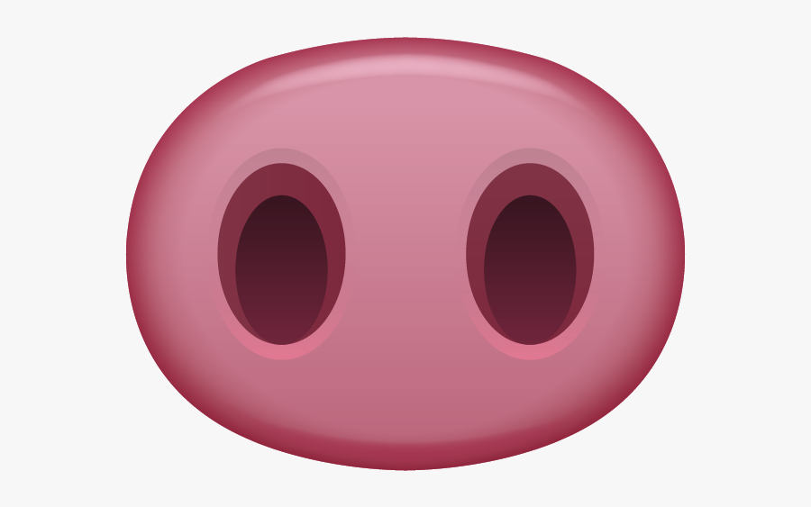 Nose Clipart Piggy - Pig Nose Emoji Transparent, Transparent Clipart