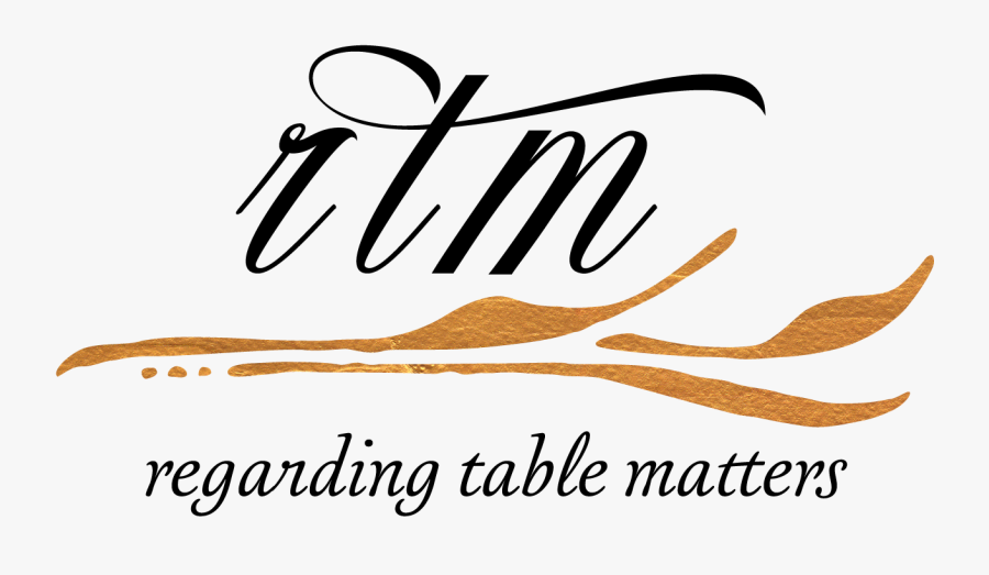 Regarding Table Matters - Calligraphy, Transparent Clipart