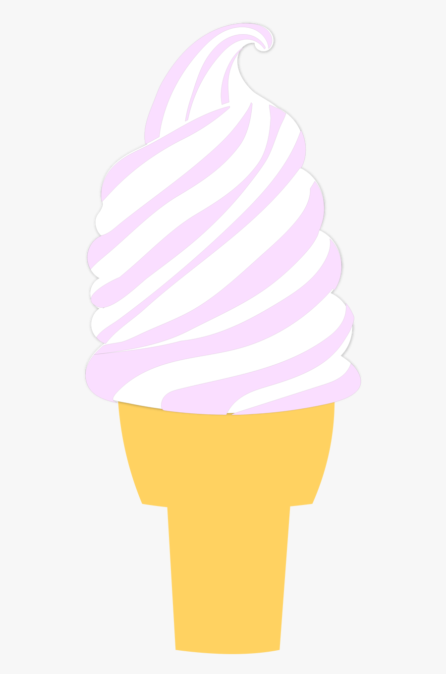 Ice Cream Cone - Soft Serve Ice Creams , Free Transparent Clipart