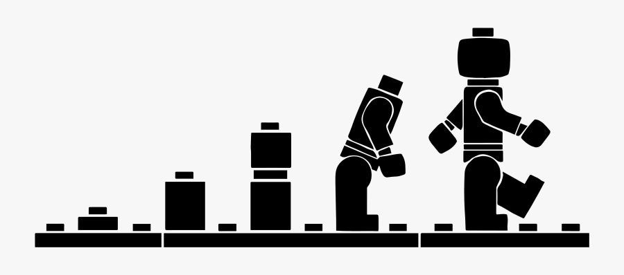 Lego Evolution Wall Sticker, Transparent Clipart