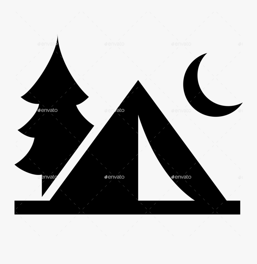 Camping Icons Clipart , Png Download - Transparent Background Camping Symbol, Transparent Clipart