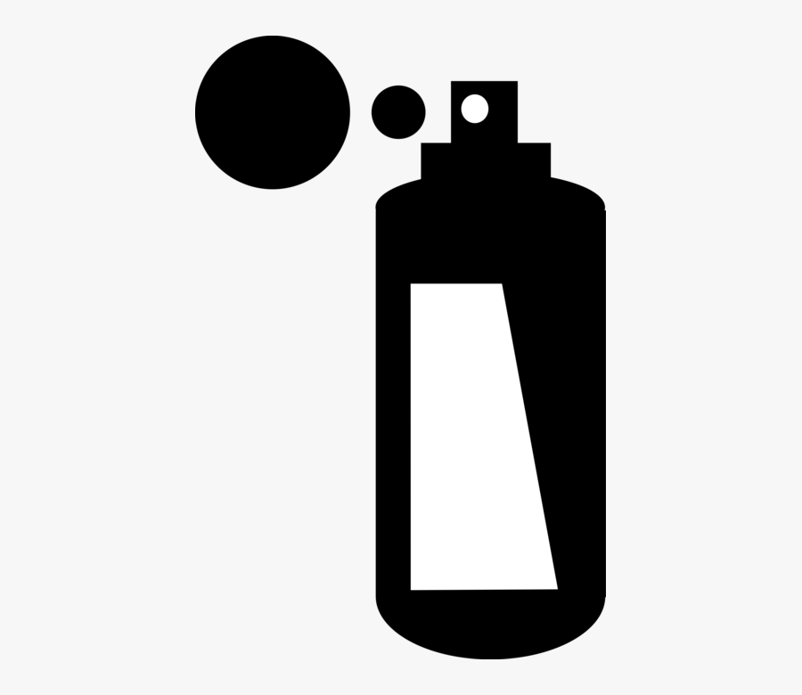 Vector Illustration Of Personal Grooming Hair Spray - Sign, Transparent Clipart