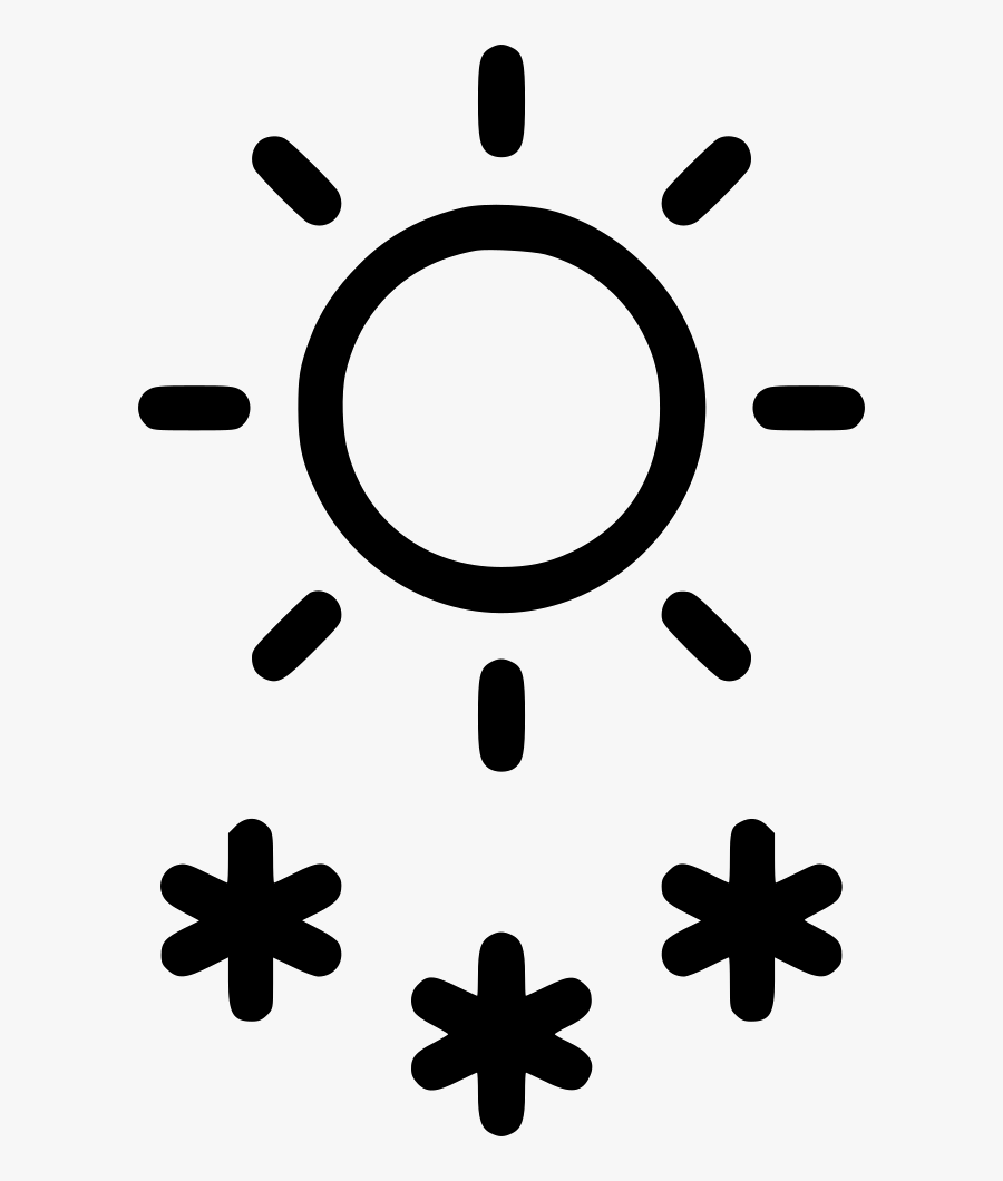 Snow Snowfall Daytime Sun Day Weather - Fotosintesis Vector, Transparent Clipart