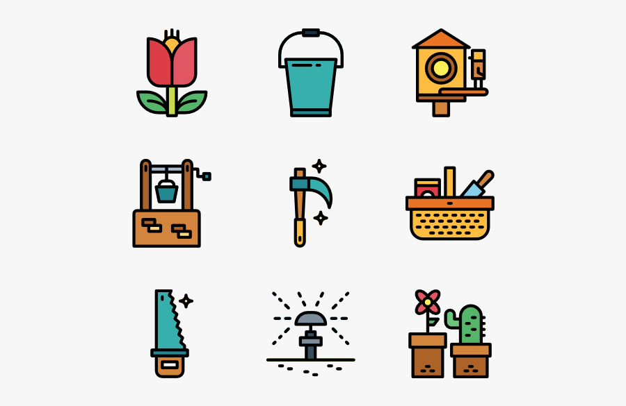 Garden Tools, Transparent Clipart