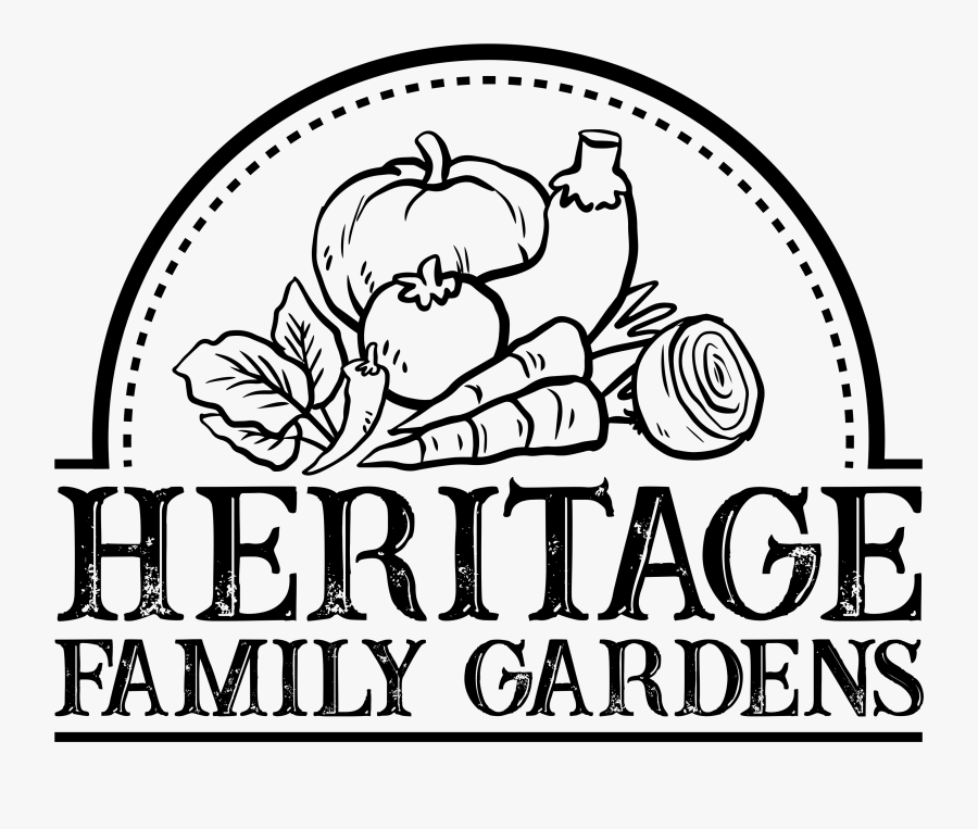 Heritage Family Gardens - Line Art, Transparent Clipart
