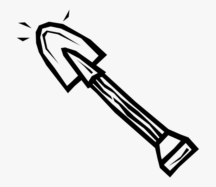Vector Illustration Of Shovel Tool For Digging And, Transparent Clipart