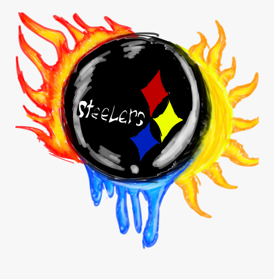 My Uncles Fav Team Steelers - Circle, Transparent Clipart