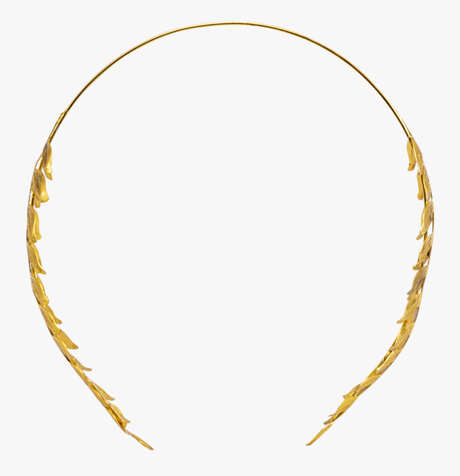 Brass Leaf Roman Hair Band - Circle, Transparent Clipart