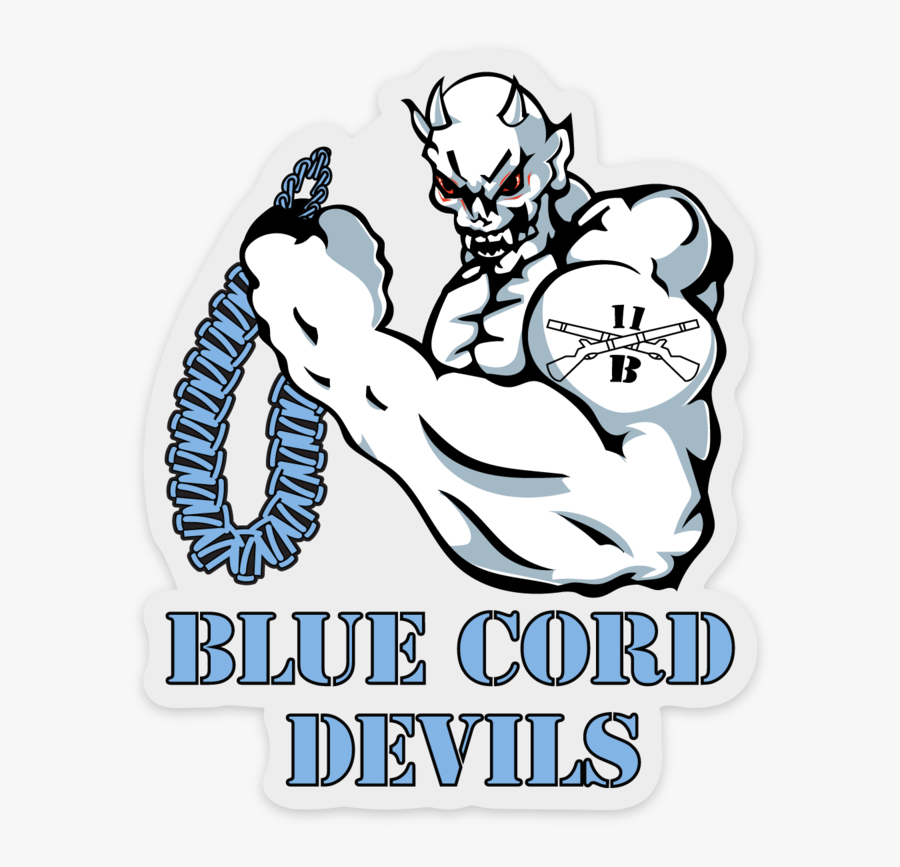 Blue Cord Devils, Transparent Clipart