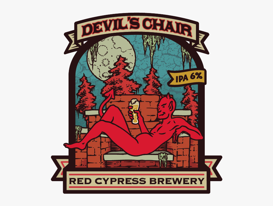 Red Cypress Devil's Chair, Transparent Clipart