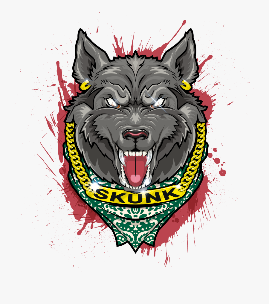 Skunk Logo - Illustration, Transparent Clipart