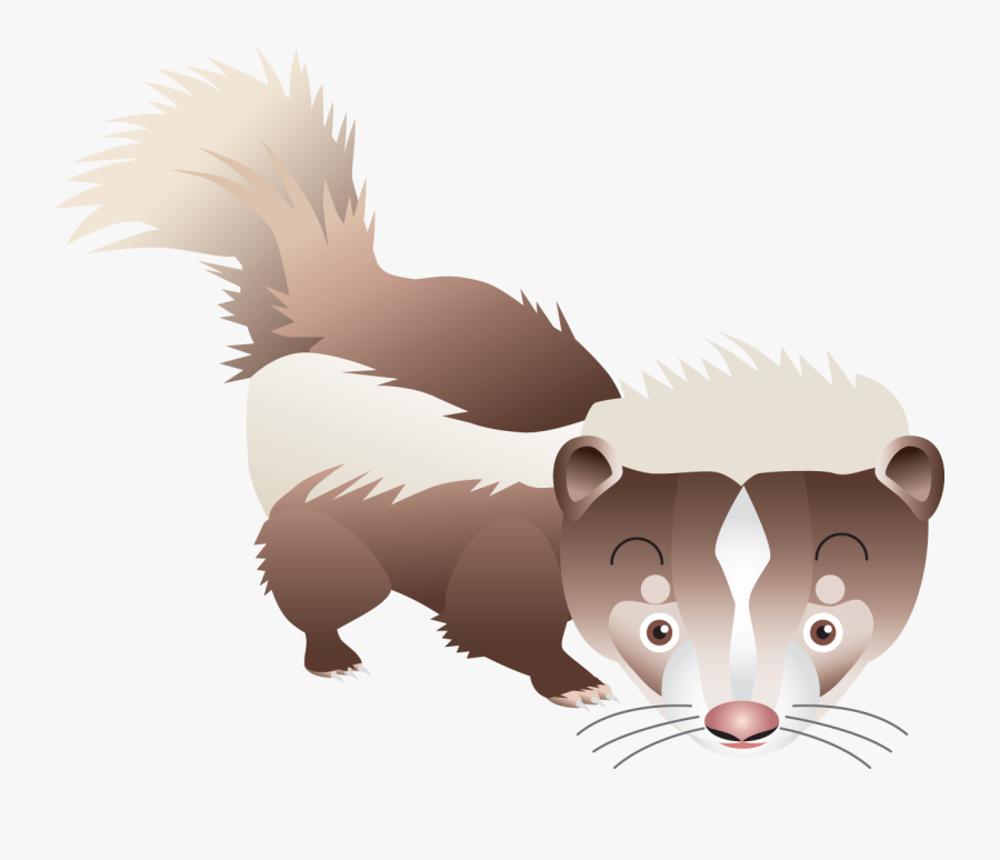 Skunk Png - Striped Skunk, Transparent Clipart