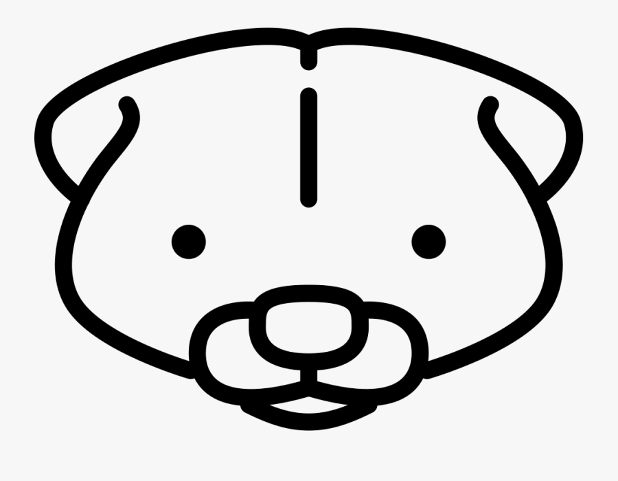 Skunk Head, Transparent Clipart