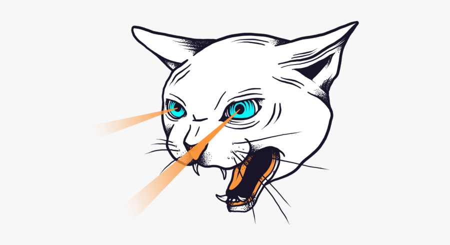 Hfs Fq Illu Laserkatze - Frequency Festival Png, Transparent Clipart