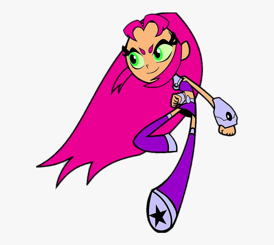 Star Fire Clipart - Star Fire Teen Titans Go, Transparent Clipart