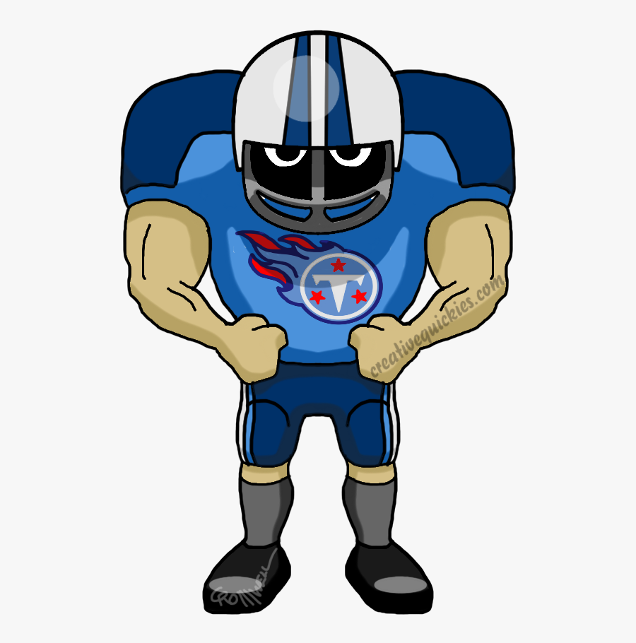 Raiders Cartoon Football Player, Transparent Clipart