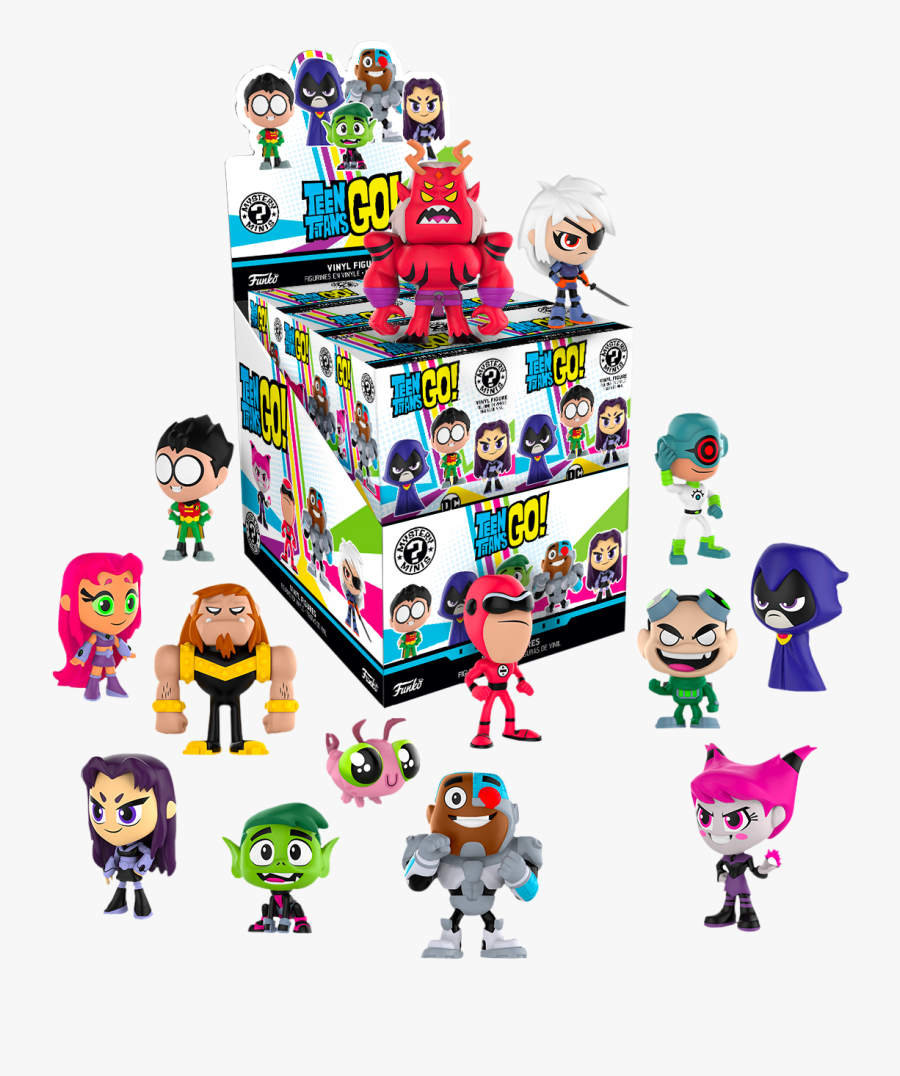 Mystery Minis Funko Teen Titans Go, Transparent Clipart
