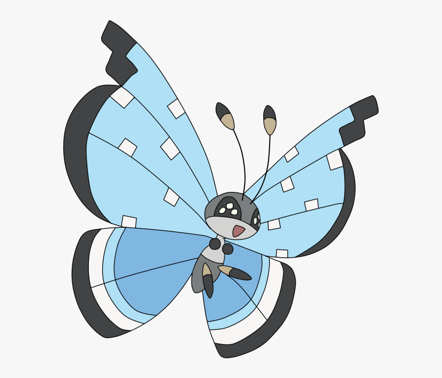 Vivillon Pokemon Png, Transparent Clipart