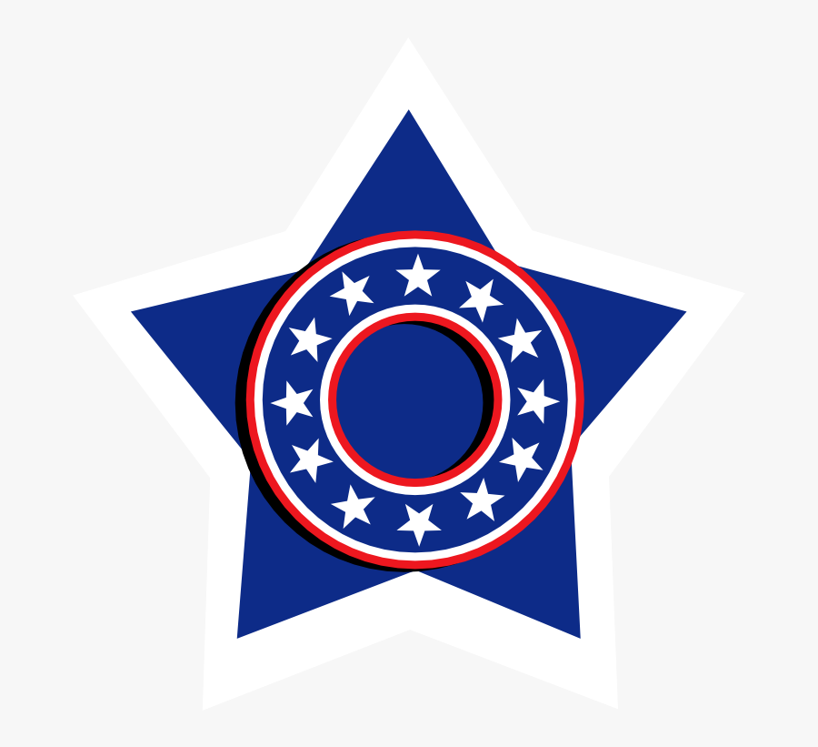 Blue Star Temporary Tattoo - Flag Of Communist Alaska, Transparent Clipart