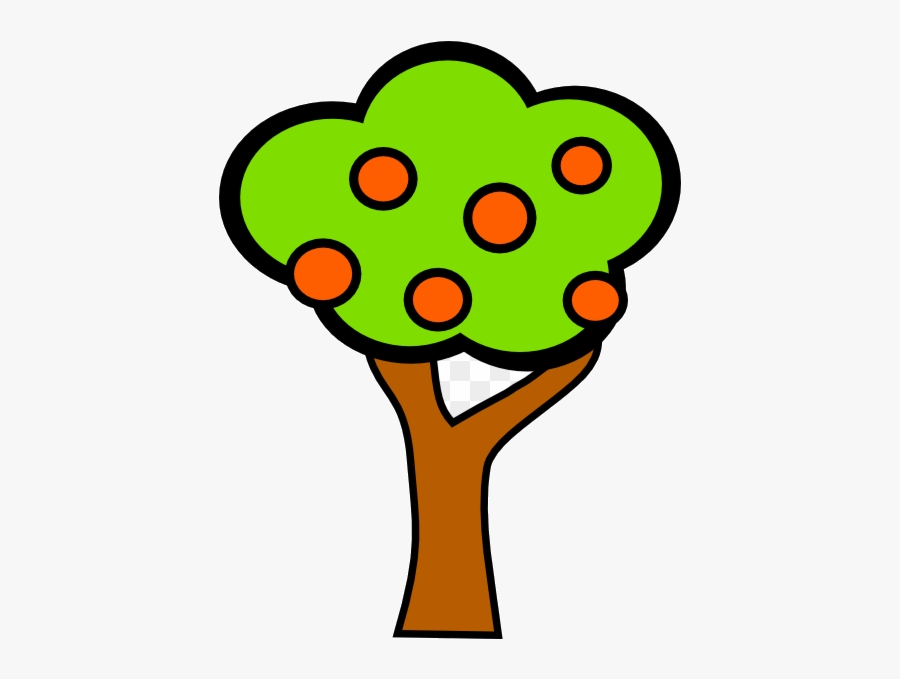 Apple Tree Clip Art At Clker Apples On Cartoon Free - Apple Tree Clipart, Transparent Clipart
