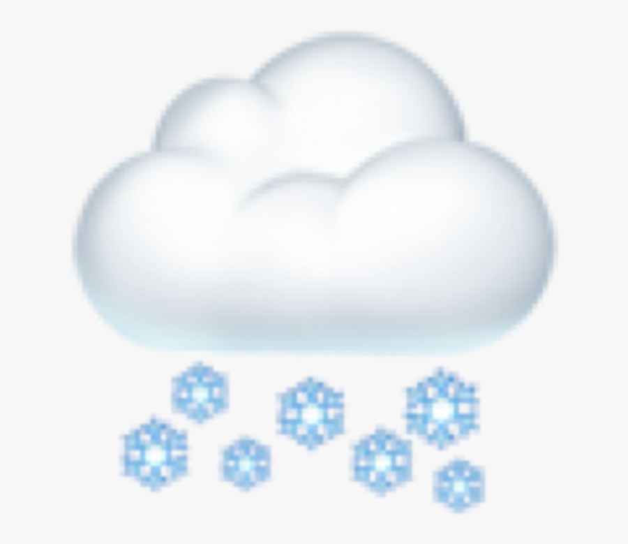 #white #snow #snowing #emoji #emojis #cloud #clouds - Illustration, Transparent Clipart