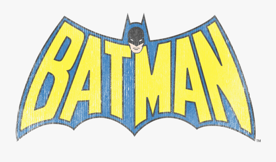 Batman Logo Blue And Yellow, Transparent Clipart