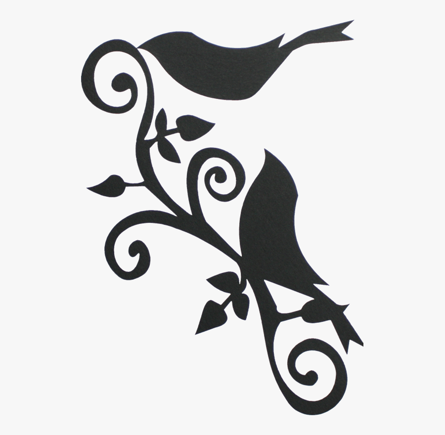 Svg Swirls Flourish - Bird Flourish, Transparent Clipart