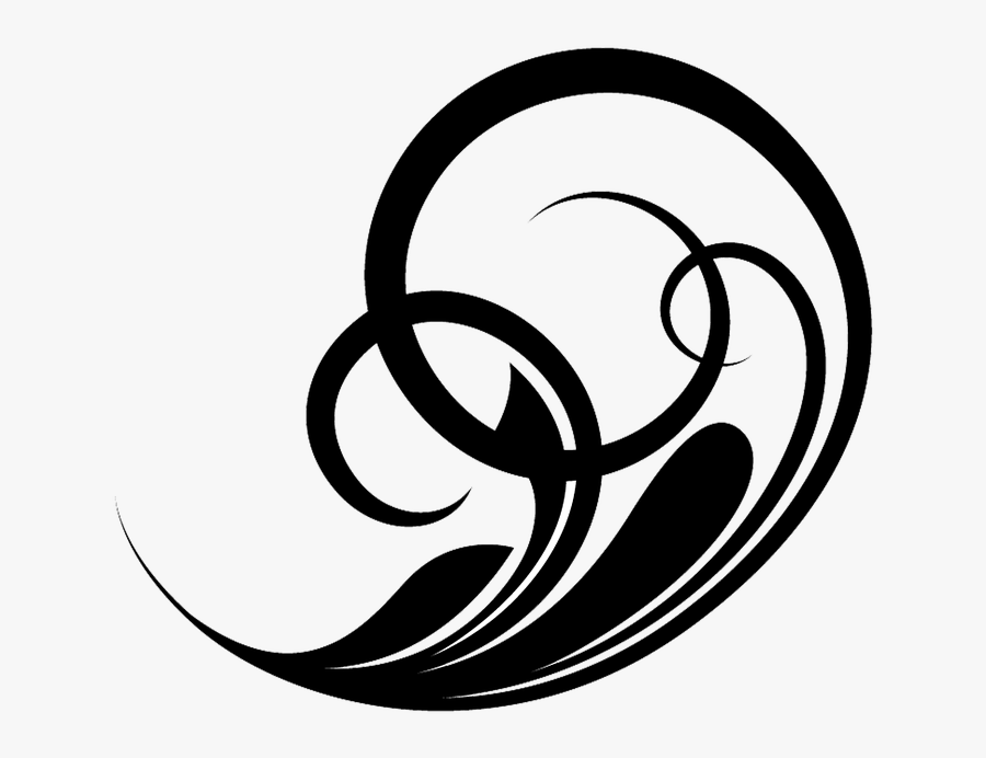 Flourish, Corner, Accent, Design, Black, Transparent - Transparent Flourishes Png, Transparent Clipart