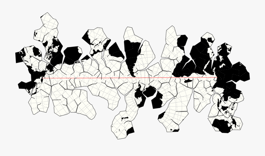 World Map, Transparent Clipart