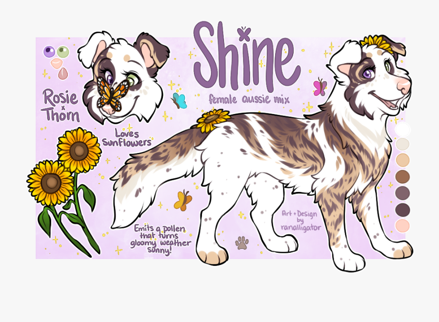 W/ Perm - Collie - Cartoon, Transparent Clipart