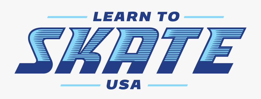Learn To Skate Usa Logo, Transparent Clipart