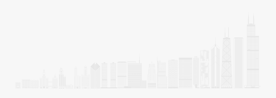 Chicago Skyline Clip Art, Transparent Clipart