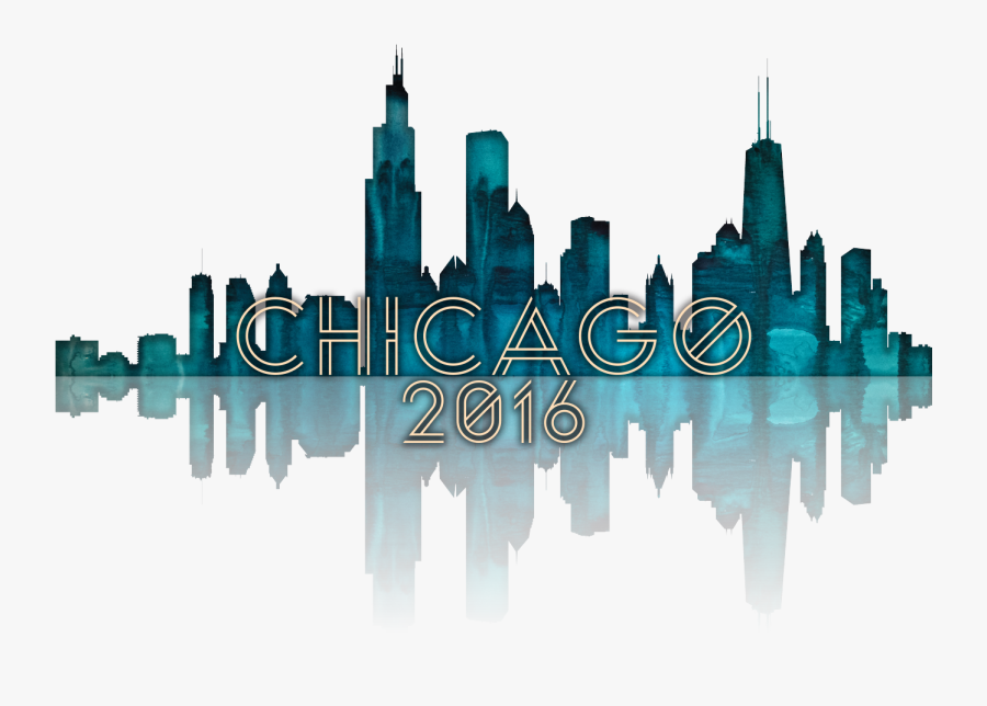 Chicago Loop Chicago River Skyline Fishing Silhouette - Chicago Skyline Cartoon Transparent, Transparent Clipart