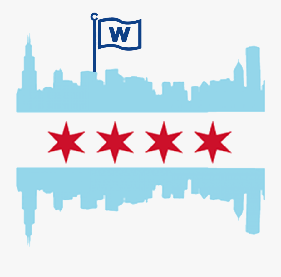 Chicago Flag No Background, Transparent Clipart