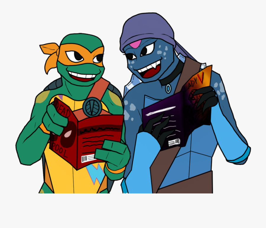 Clip Art Royalty Free Rottmnt Your Ocs Mikey And Kameko - Tmnt Mike Oc, Transparent Clipart