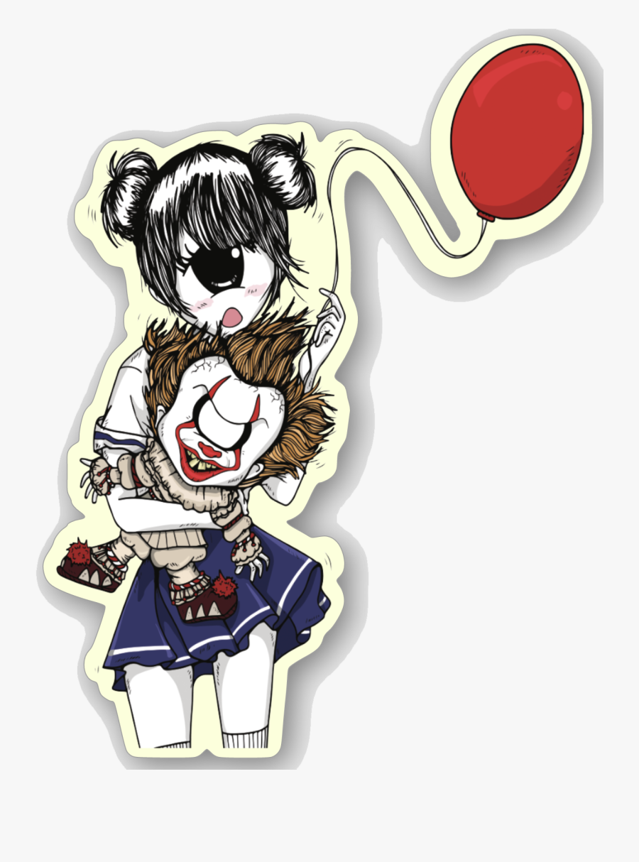 Image Of We All Float Sticker, Transparent Clipart