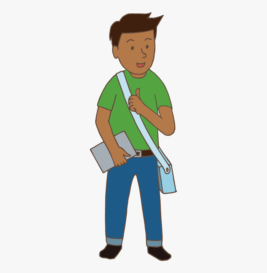 Male Student (illustration, Clip Art) - Male Student Clip Art, Transparent Clipart