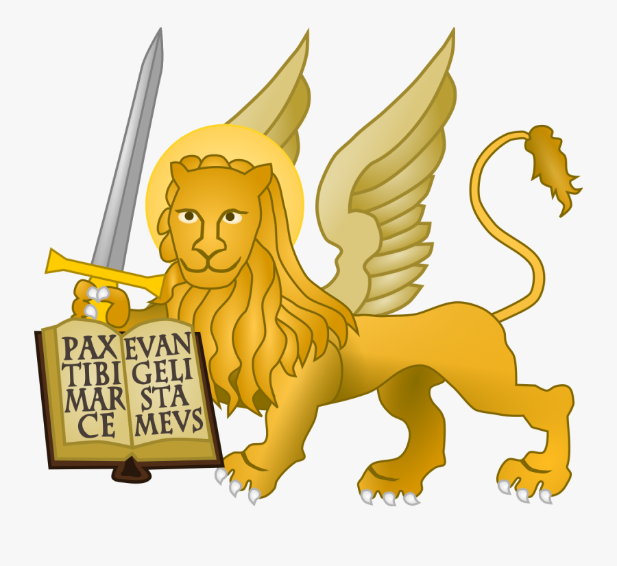 Lion Of St Mark, Transparent Clipart