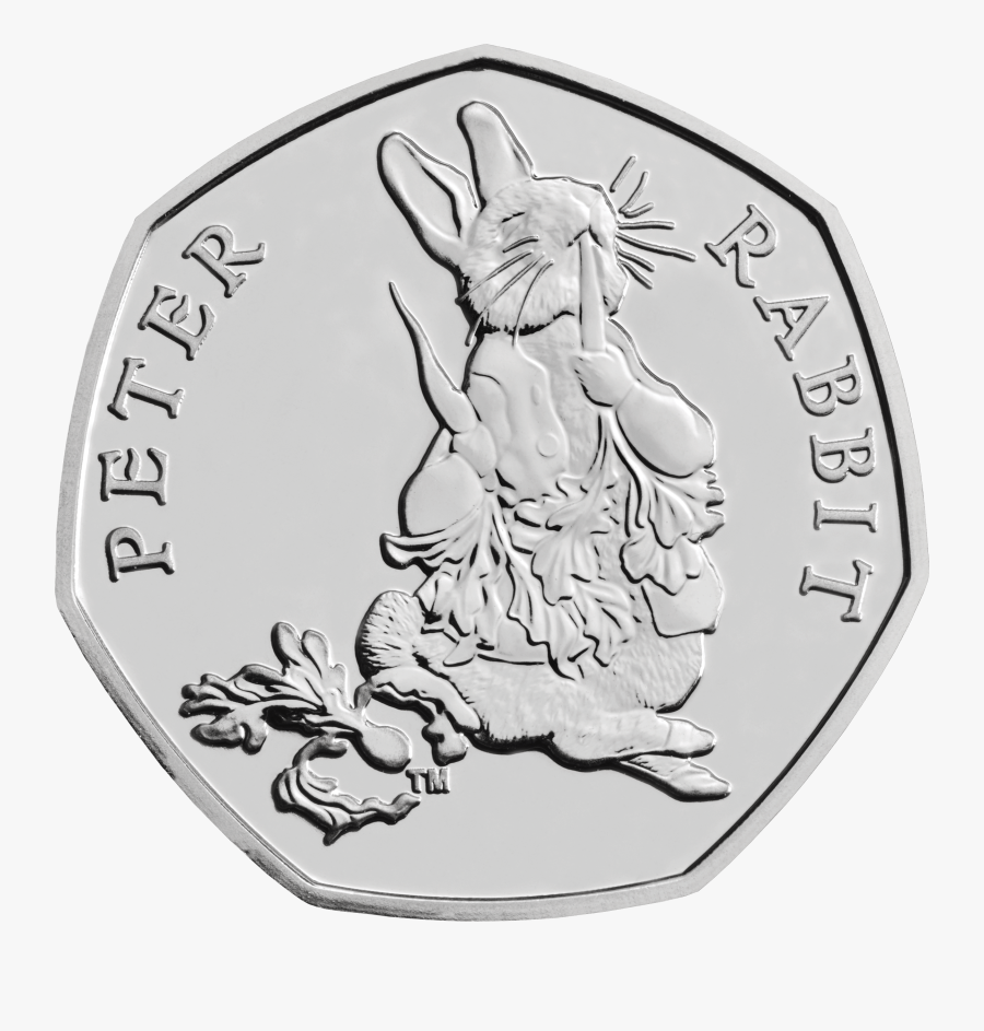 2018 Beatrix Potter 50p, Transparent Clipart